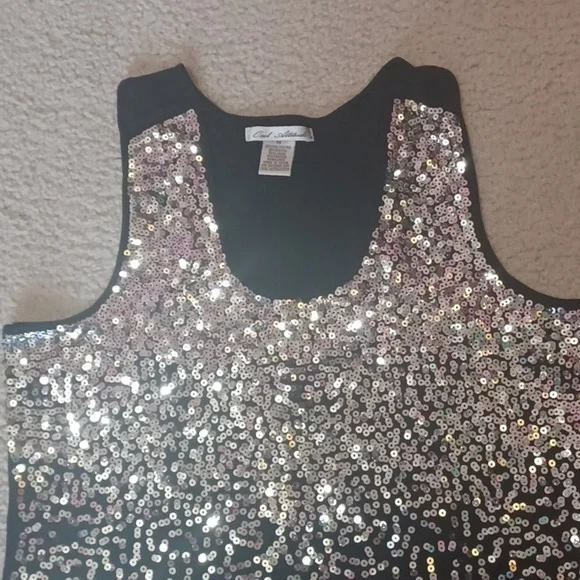 Cool Attitude Racerback Sequins Top - Picture 6 of 10